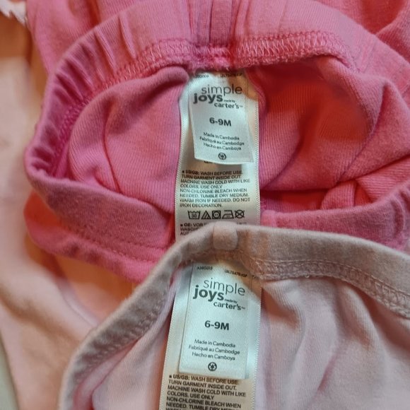 Baby Girls 6-9M Lot - Carters, Gerber, and More - Picture 5 of 11